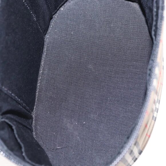 Authentic BURBERRY Nova Check Vanity Hand Bag bst384-121825 - Picture 12 of 16